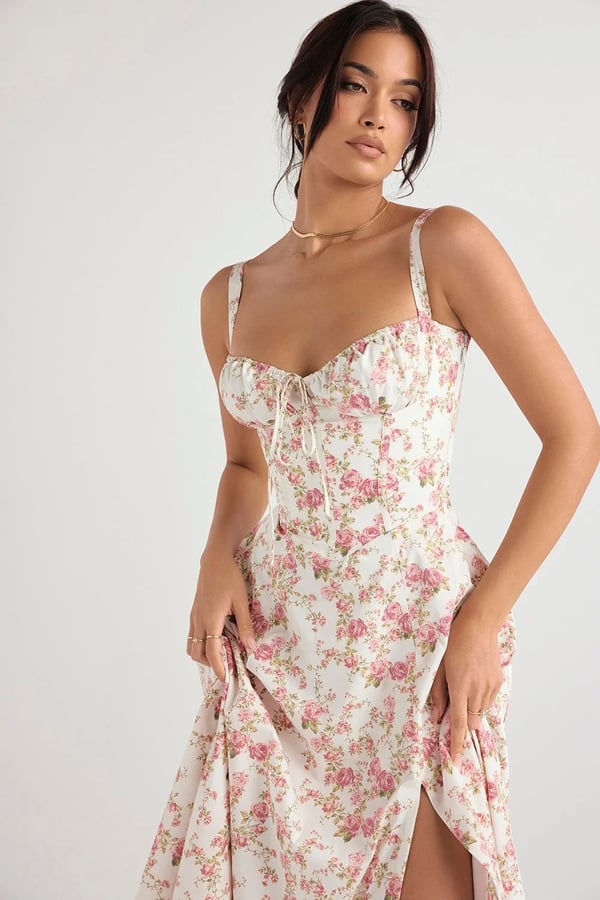 Bequemes Bustier Sommerkleid