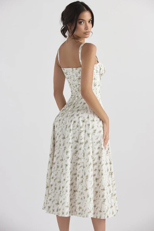 Bequemes Bustier Sommerkleid