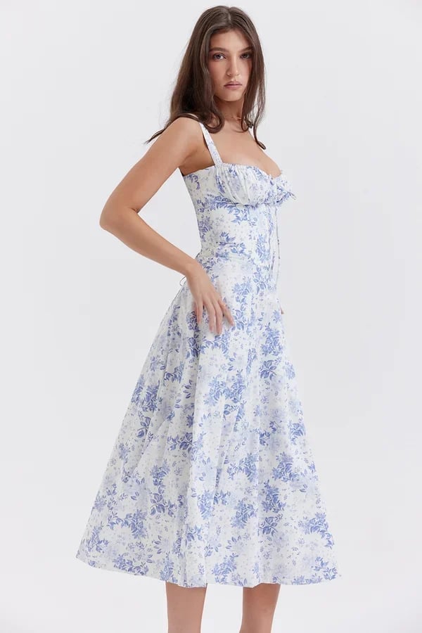Bequemes Bustier Sommerkleid