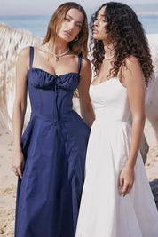 Bequemes Bustier Sommerkleid