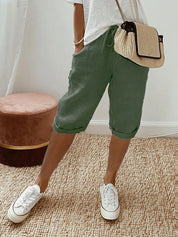 Kurze Sommerhose mit Kordelzug