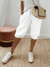 Kurze Sommerhose mit Kordelzug