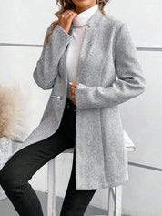Moderner kragenloser Blazer