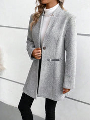 Moderner kragenloser Blazer