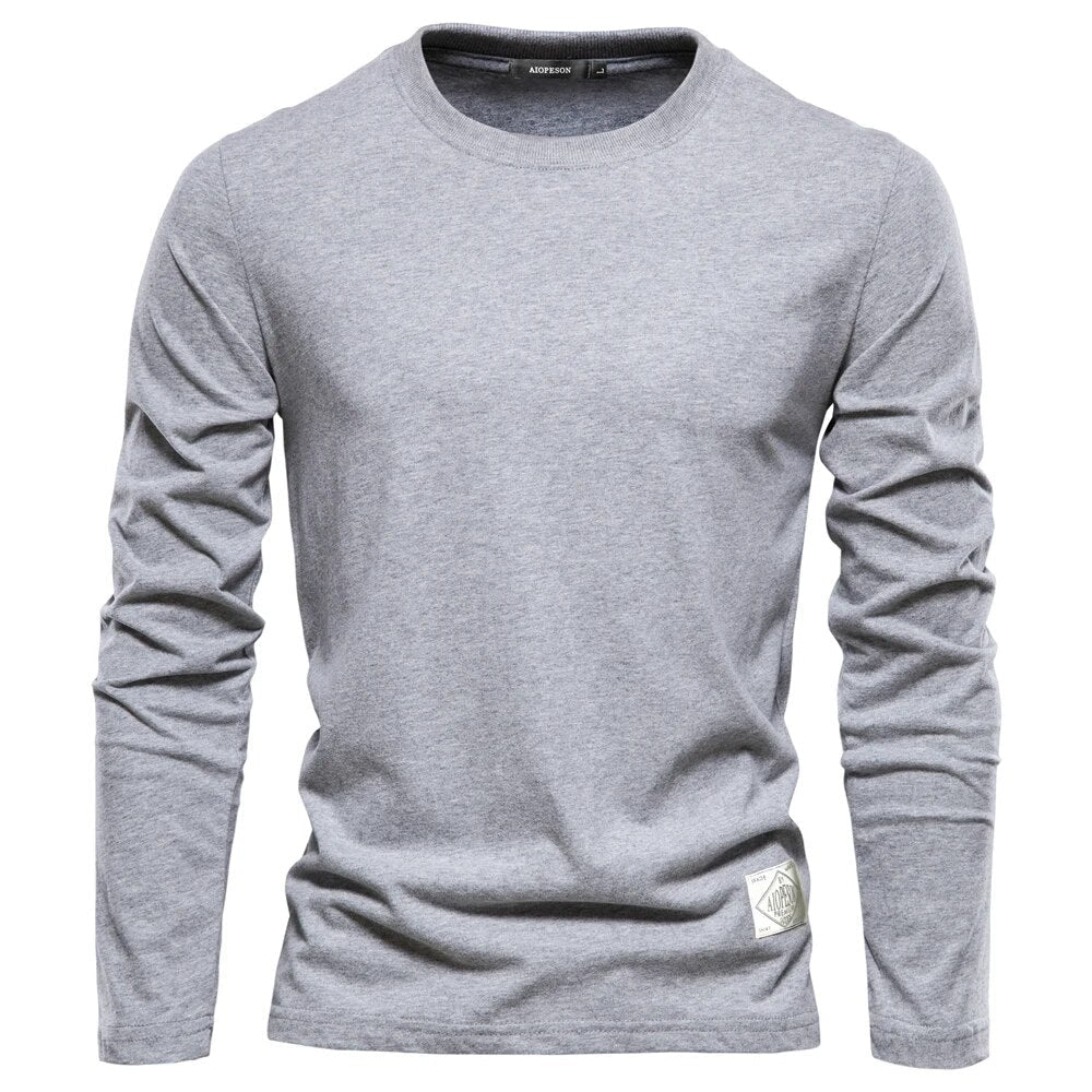 Klassisches langärmeliges Shirt, Herrenhemd