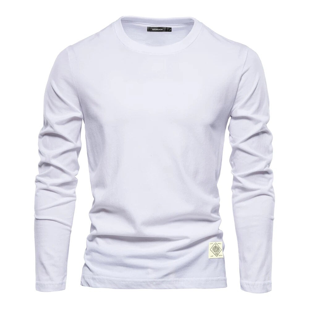 Klassisches langärmeliges Shirt, Herrenhemd