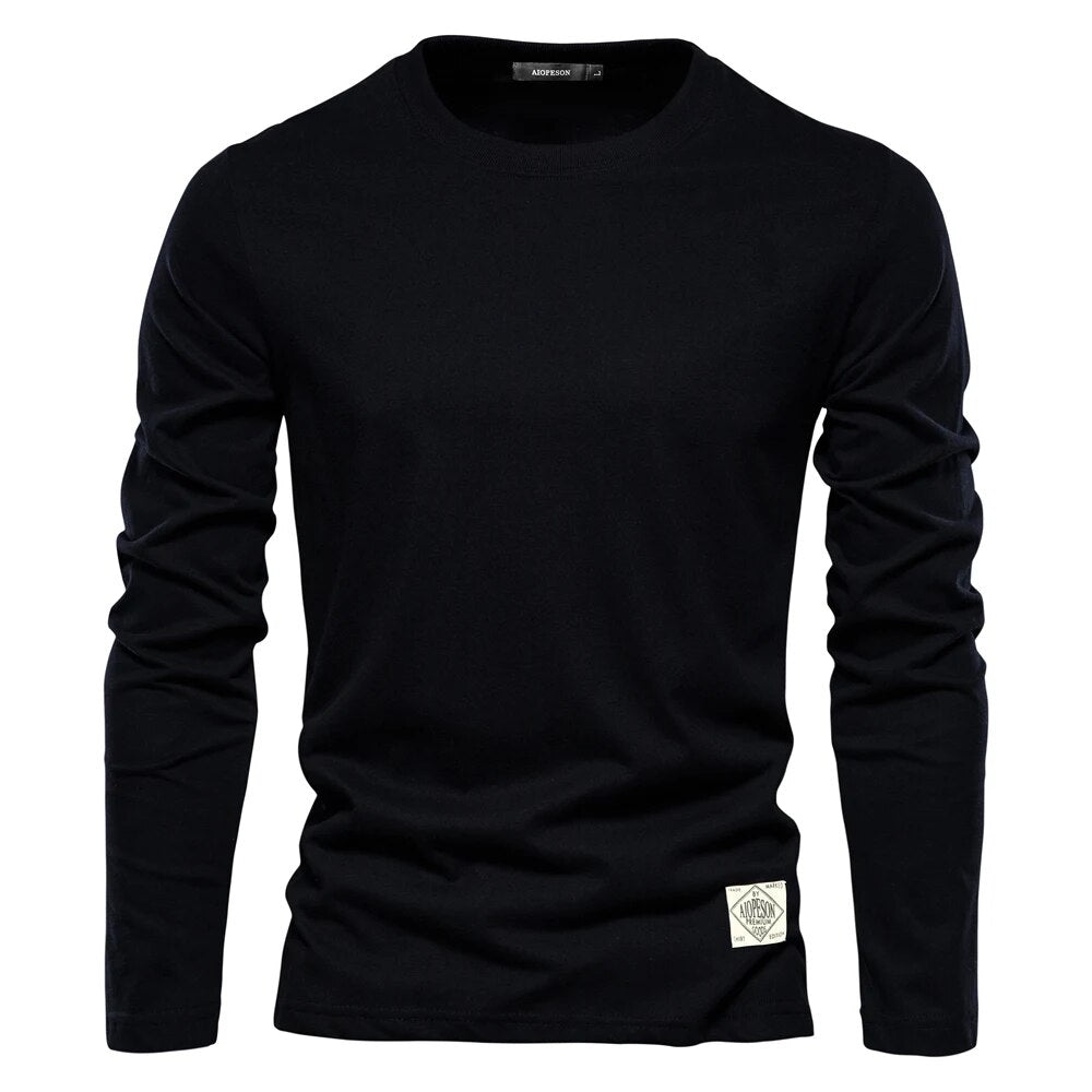 Klassisches langärmeliges Shirt, Herrenhemd