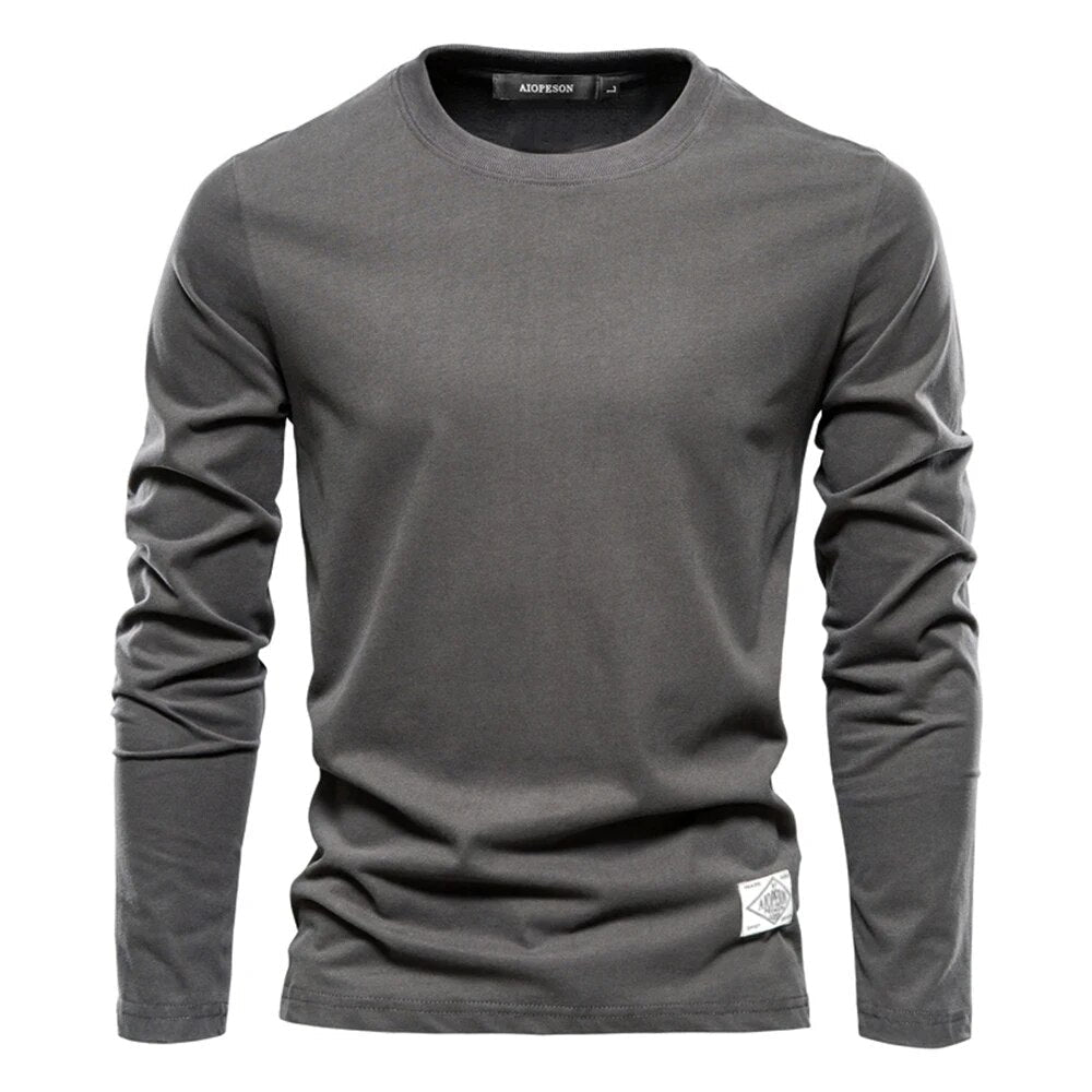 Klassisches langärmeliges Shirt, Herrenhemd