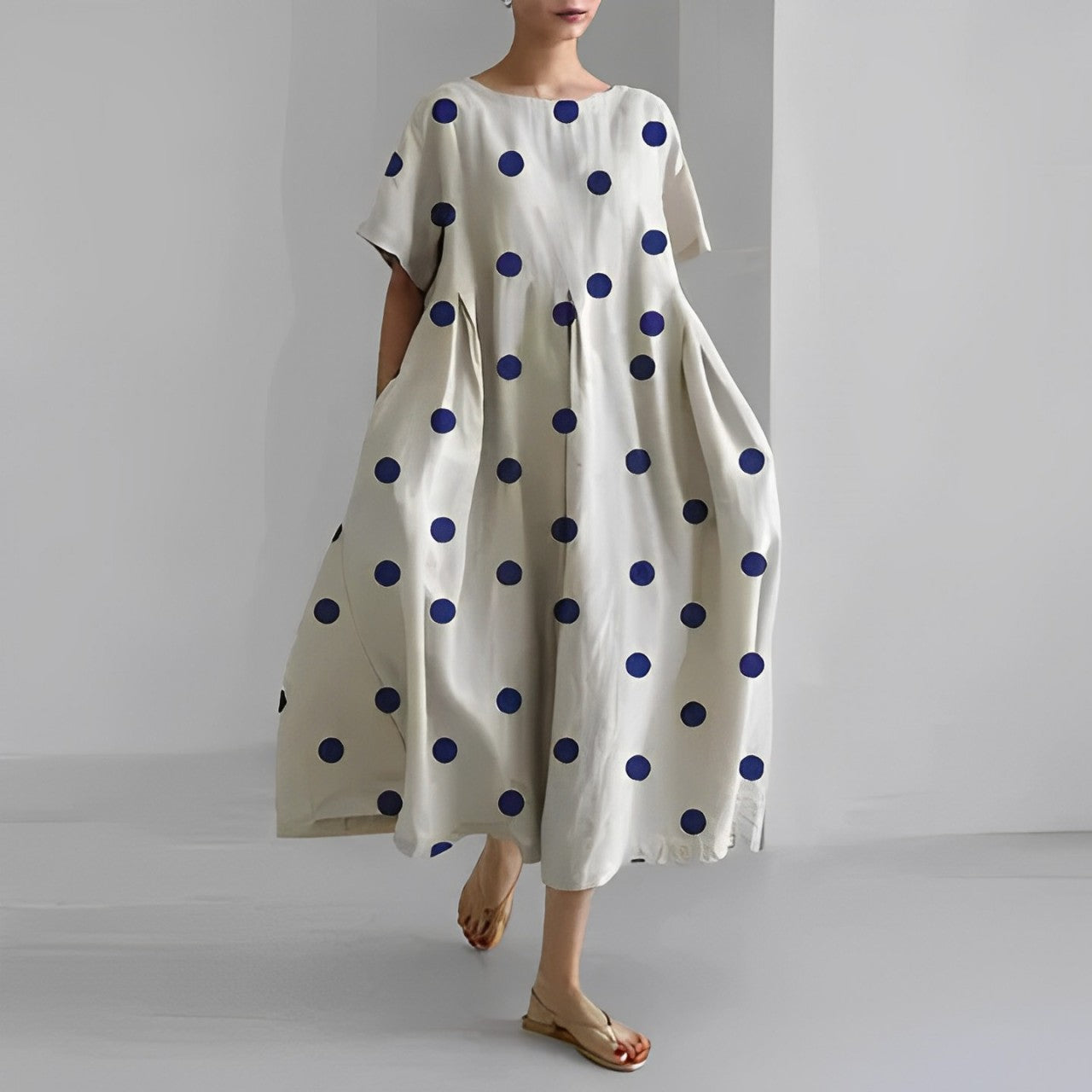 Boho Blumenkleid, Weites Kleid