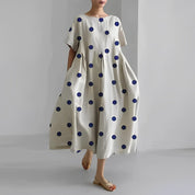 Boho Blumenkleid, Weites Kleid