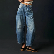 Weites Bein Sommer Jeans