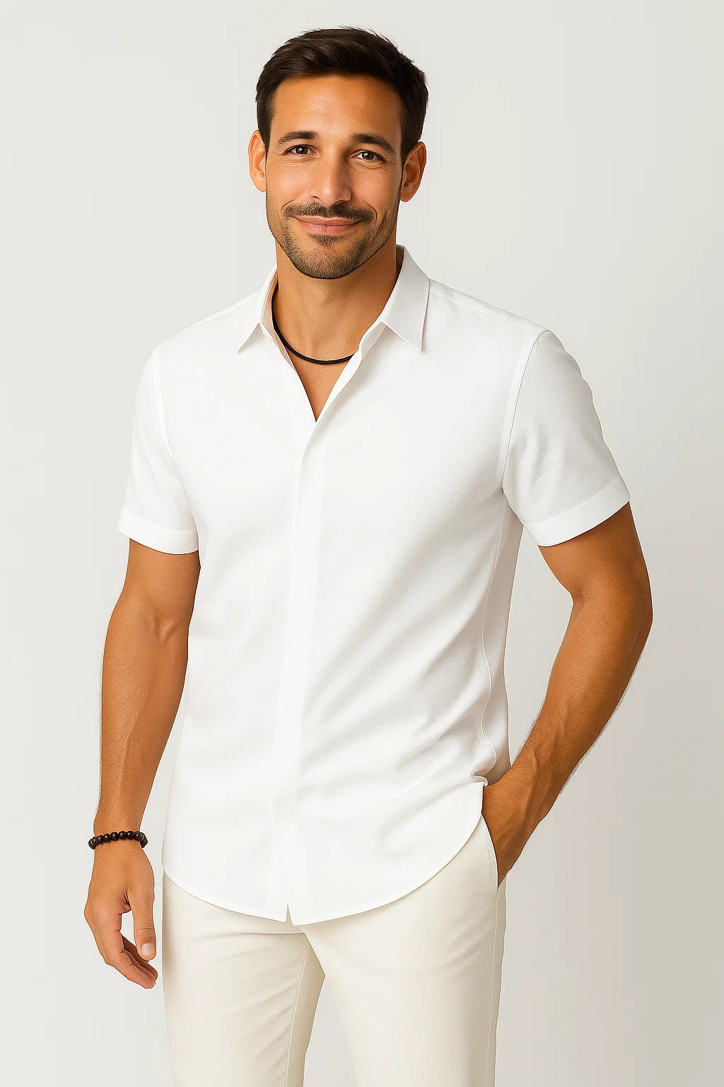 Leichtes Herren Kurzarmhemd