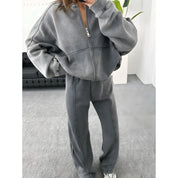 Set aus lockerer Jacke und Hose