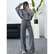 Set aus lockerer Jacke und Hose