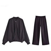 Set aus lockerer Jacke und Hose