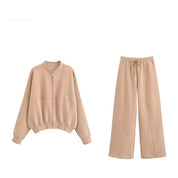 Set aus lockerer Jacke und Hose