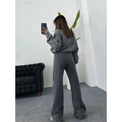 Set aus lockerer Jacke und Hose