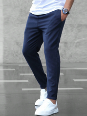 Herren Schmale Stretchhose