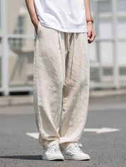 Beige Herren Baggyhosen