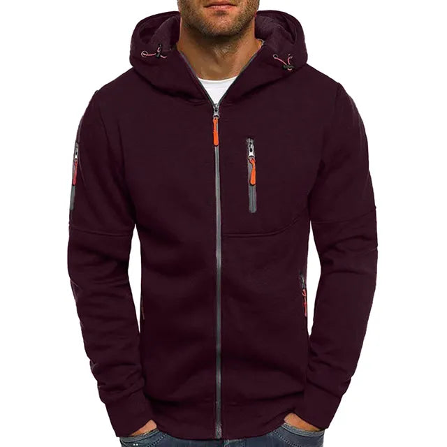 Stylische Kapuzenjacke Herren