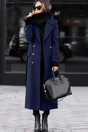 Langer Warmer Damen Cabanmantel