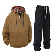 Herren Hoodie Set mit Cargo Hose