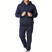 Herren Sportliches Hoodie Jogginganzug Set