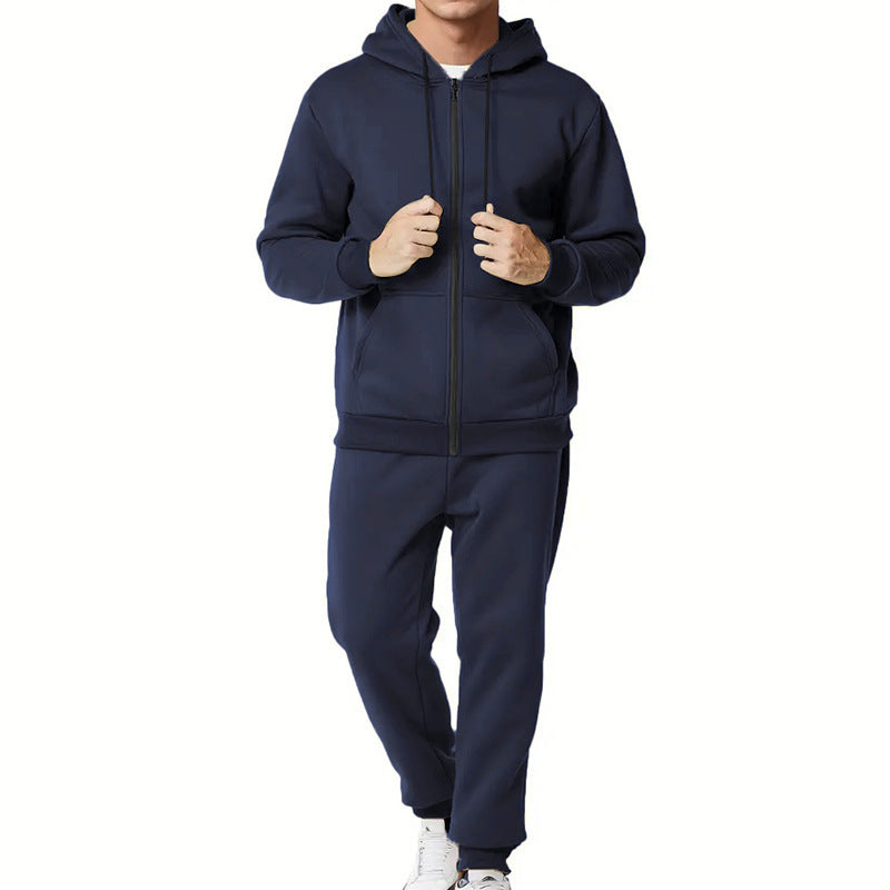 Herren Sportliches Hoodie Jogginganzug Set