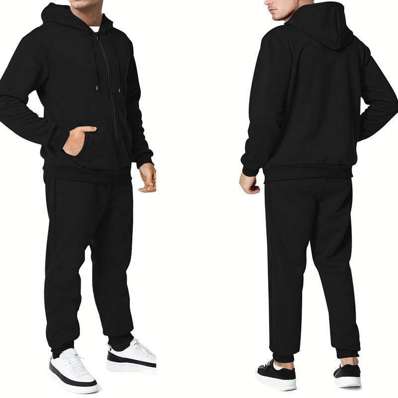 Herren Sportliches Hoodie Jogginganzug Set