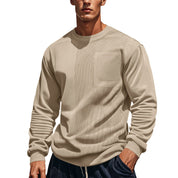 Stylisches Herren Sweatshirt mit Brusttasche