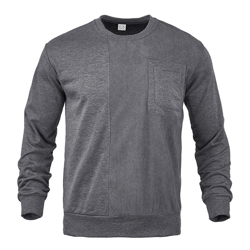 Stylisches Herren Sweatshirt mit Brusttasche