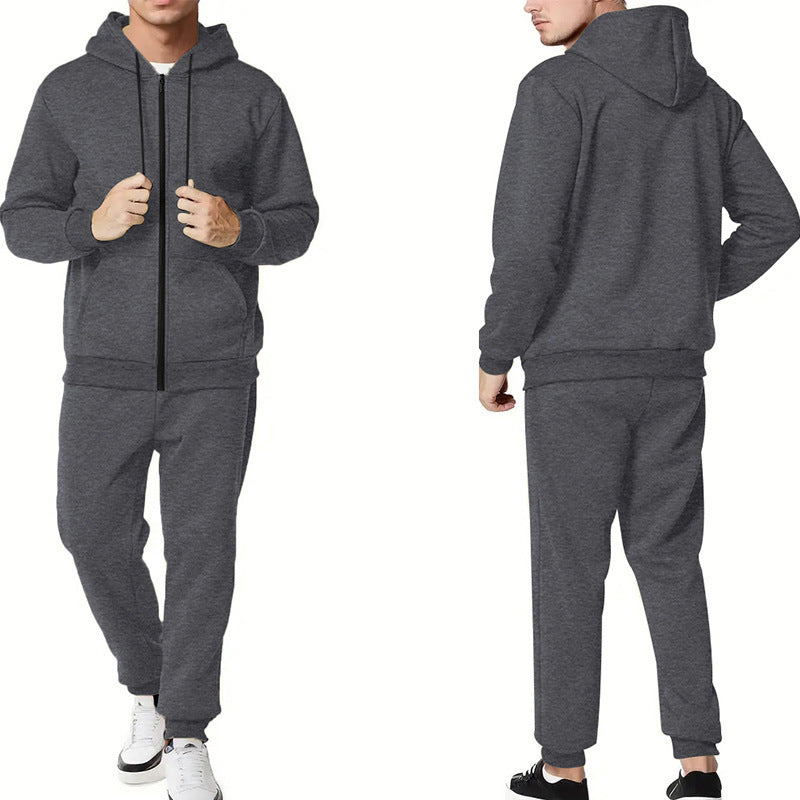 Herren Sportliches Hoodie Jogginganzug Set