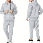 Herren Sportliches Hoodie Jogginganzug Set