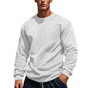 Stylisches Herren Sweatshirt mit Brusttasche