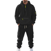 Sportliches Herren Hoodie Set mit Taschen