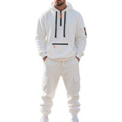 Sportliches Herren Hoodie Set mit Taschen