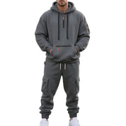 Sportliches Herren Hoodie Set mit Taschen