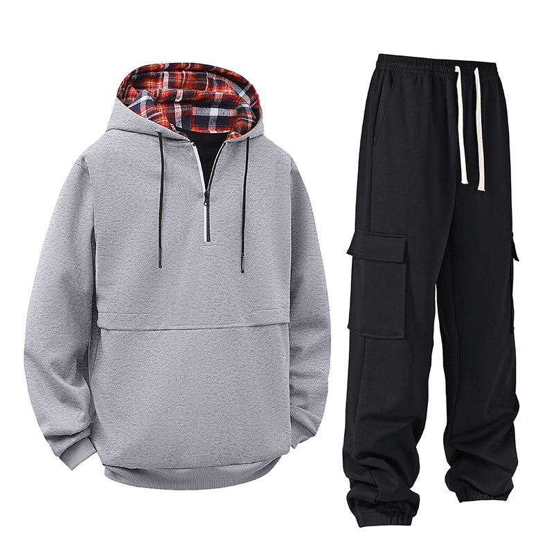 Herren Hoodie Set mit Cargo Hose
