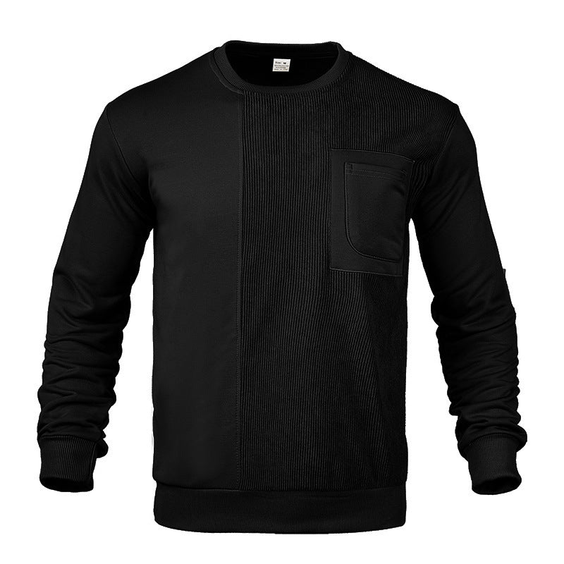 Stylisches Herren Sweatshirt mit Brusttasche