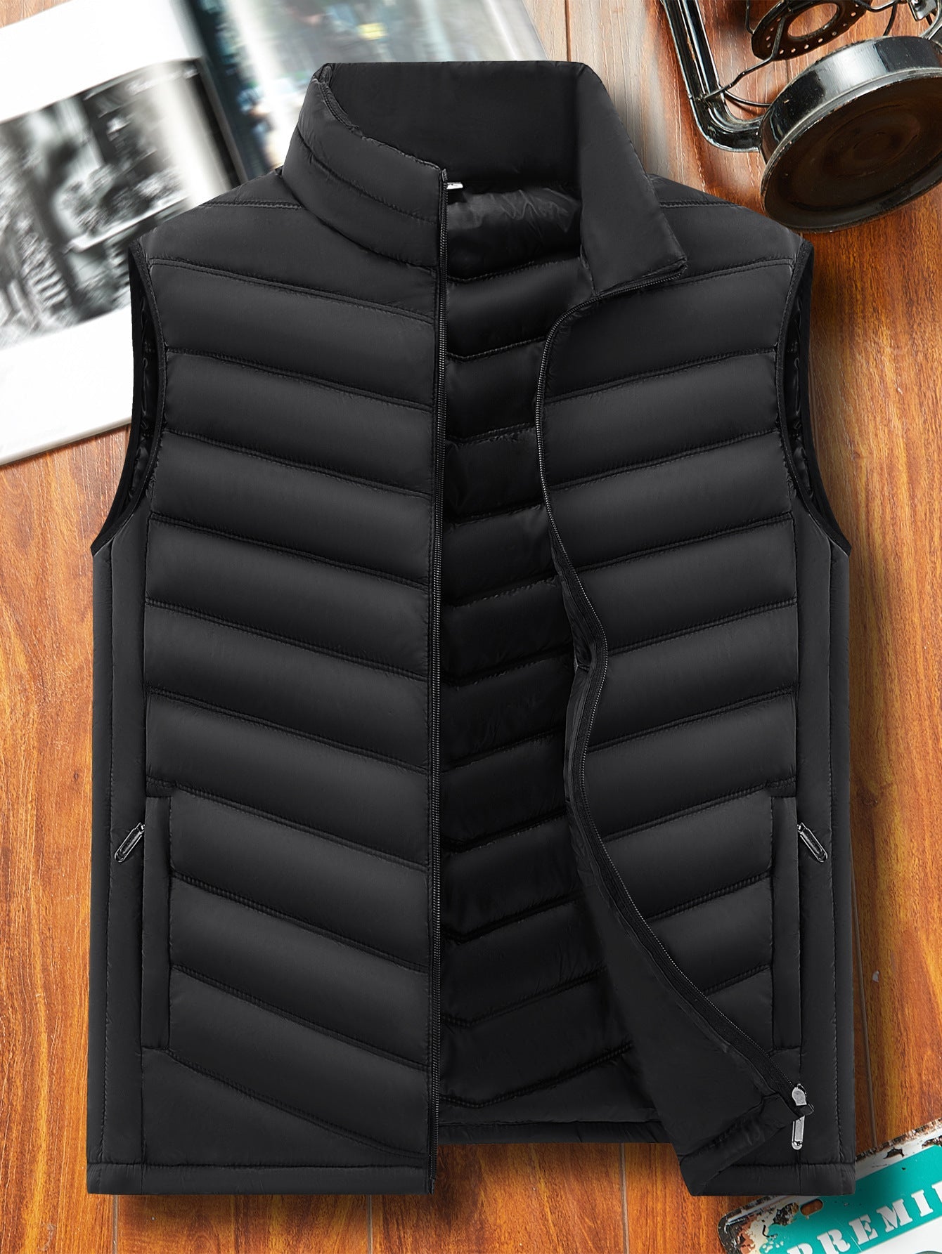 Damen Leichte Steppweste ärmellos