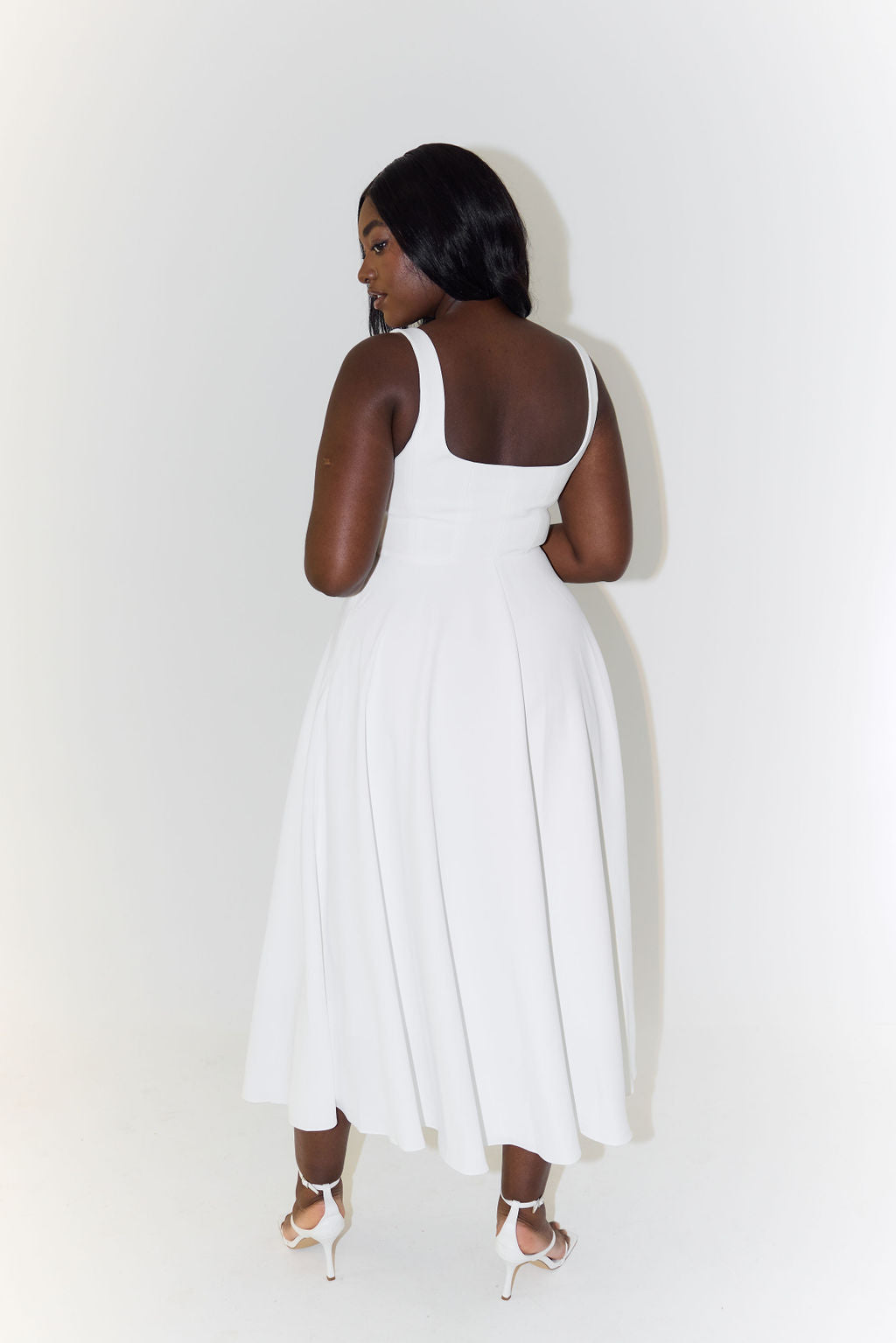 Schickes ärmelloses Maxikleid