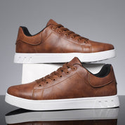 Hochwertige Herren Leder Sneaker