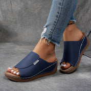 Ergonomische Slip-on Keilsandalen
