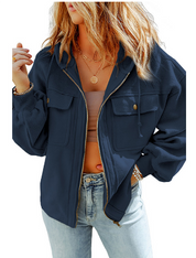 Stilvolle Jacke mit Kapuze