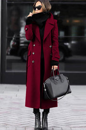 Langer Warmer Damen Cabanmantel