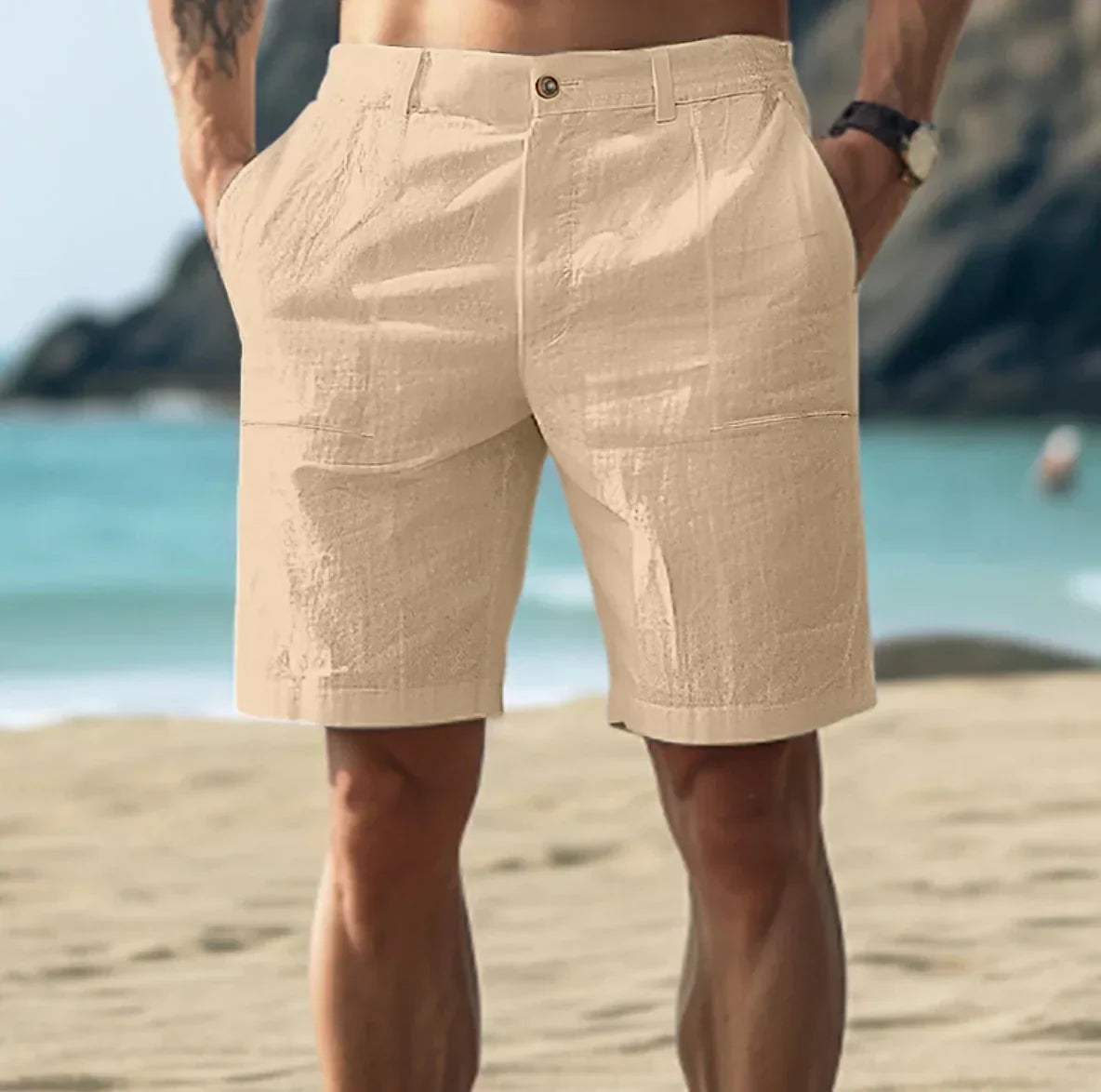Relaxed Fit Herren Sommershorts
