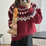 Damen Scandi Rollkragenpullover