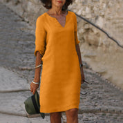 Elegantes Kleid mit Bauchbedeckung