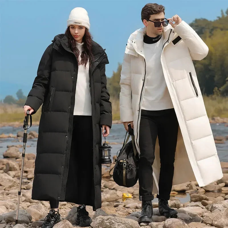 Langer Unisex Wintermantel
