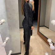 Eleganter glitzernder Jumpsuit